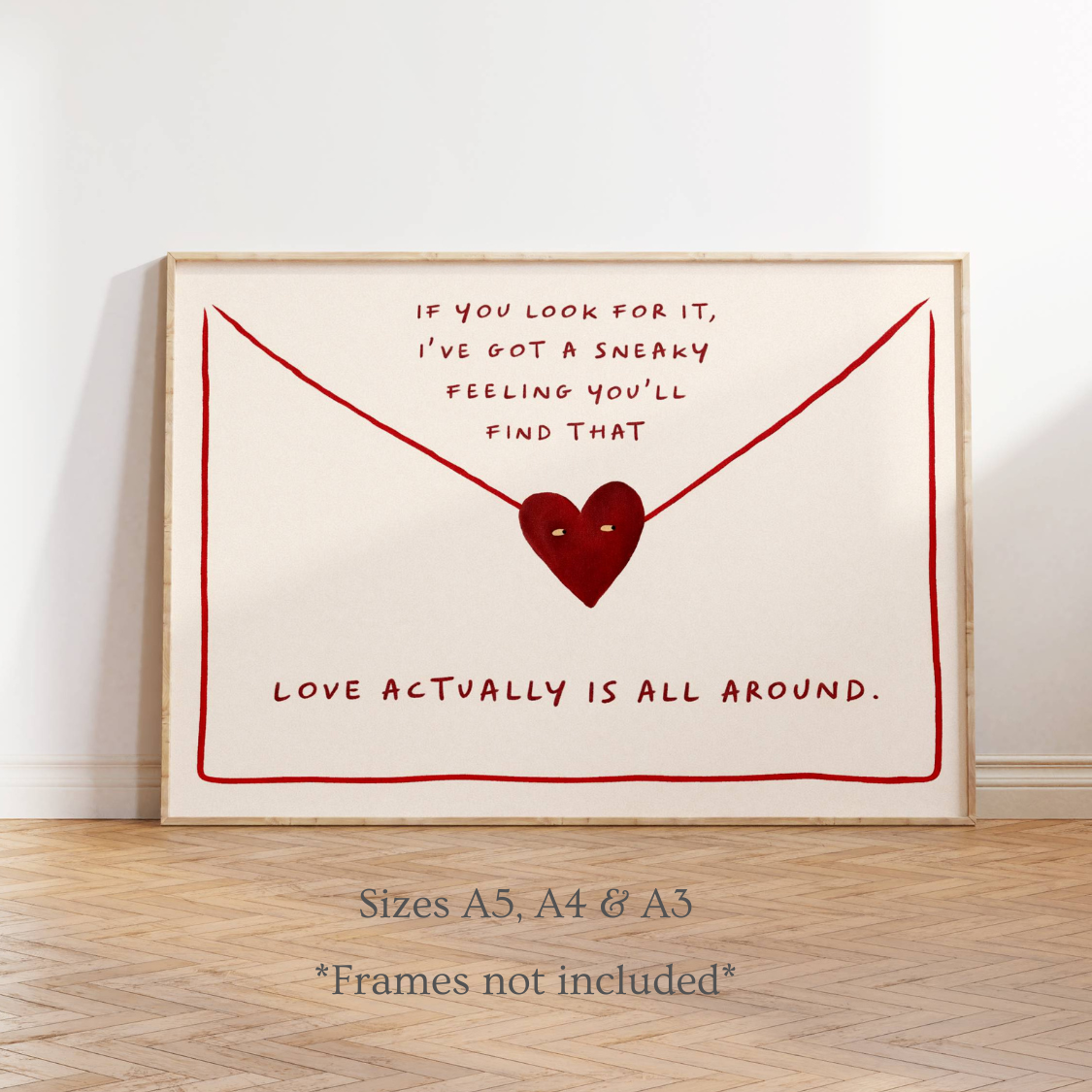 Love Actually Inspired Quote Print