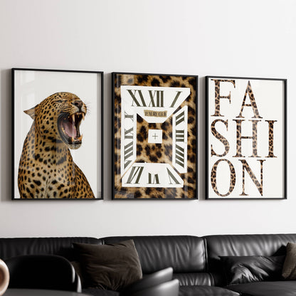 Set of 3 Leopard Prints