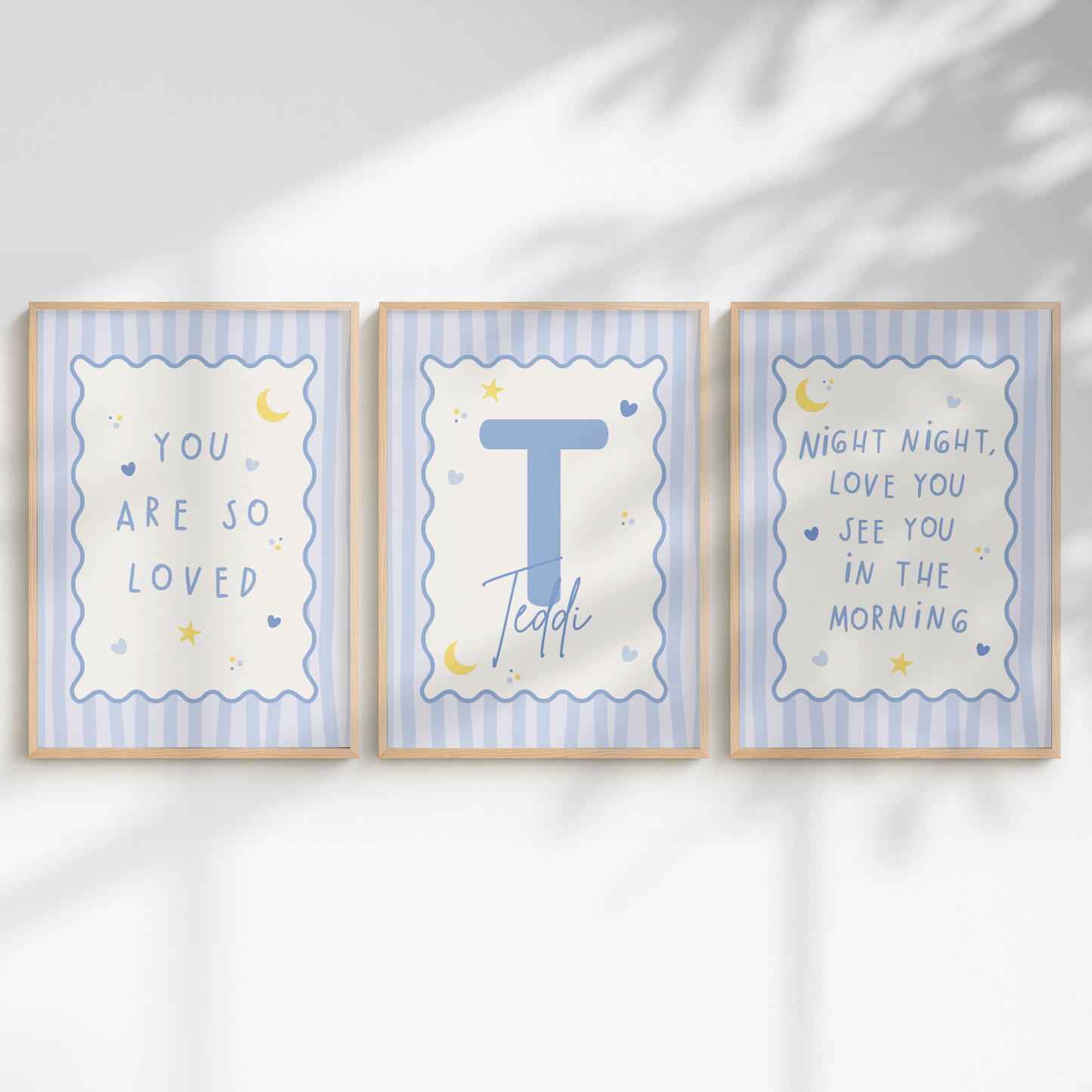 Set of 3 Boys Nursery Prints
