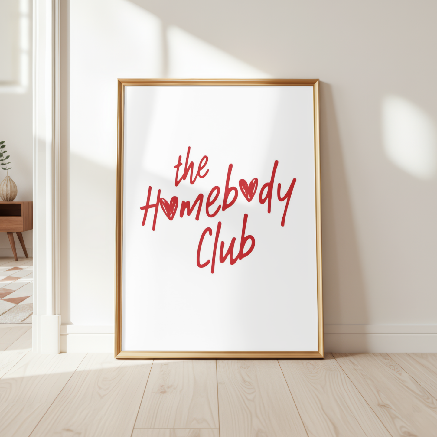 The Homebody Club Wall Art Print