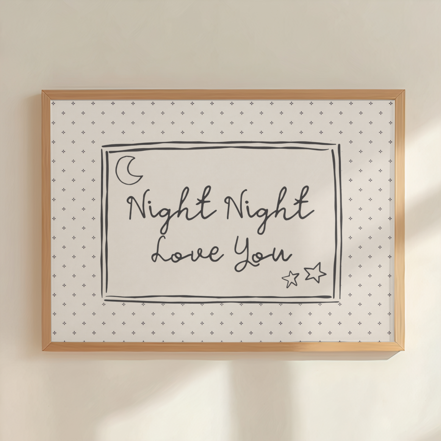 Night Night Love You Print