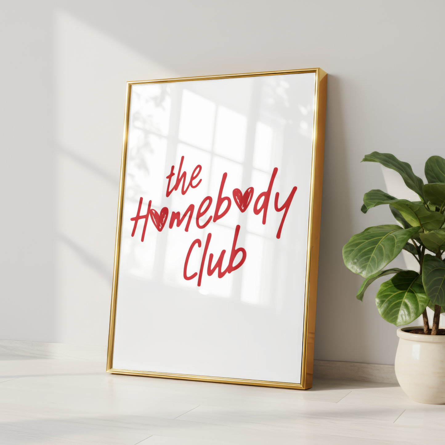 The Homebody Club Wall Art Print