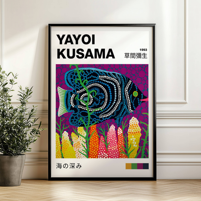 Yayoi Kusama 1993 Fish Print