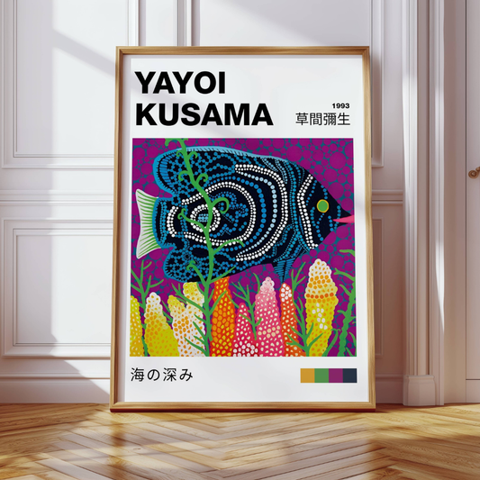 Yayoi Kusama 1993 Fish Print