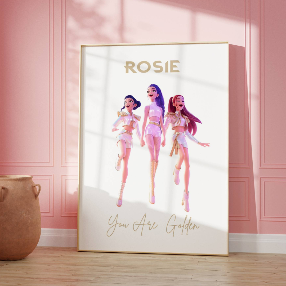 Personalised Kpop Demon Hunter Print