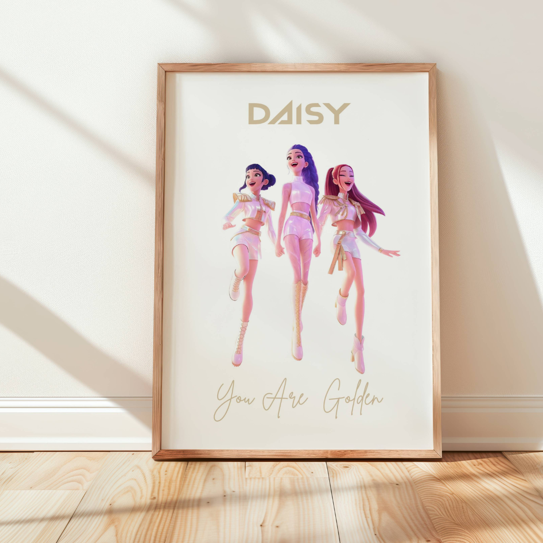 Personalised Kpop Demon Hunter Print