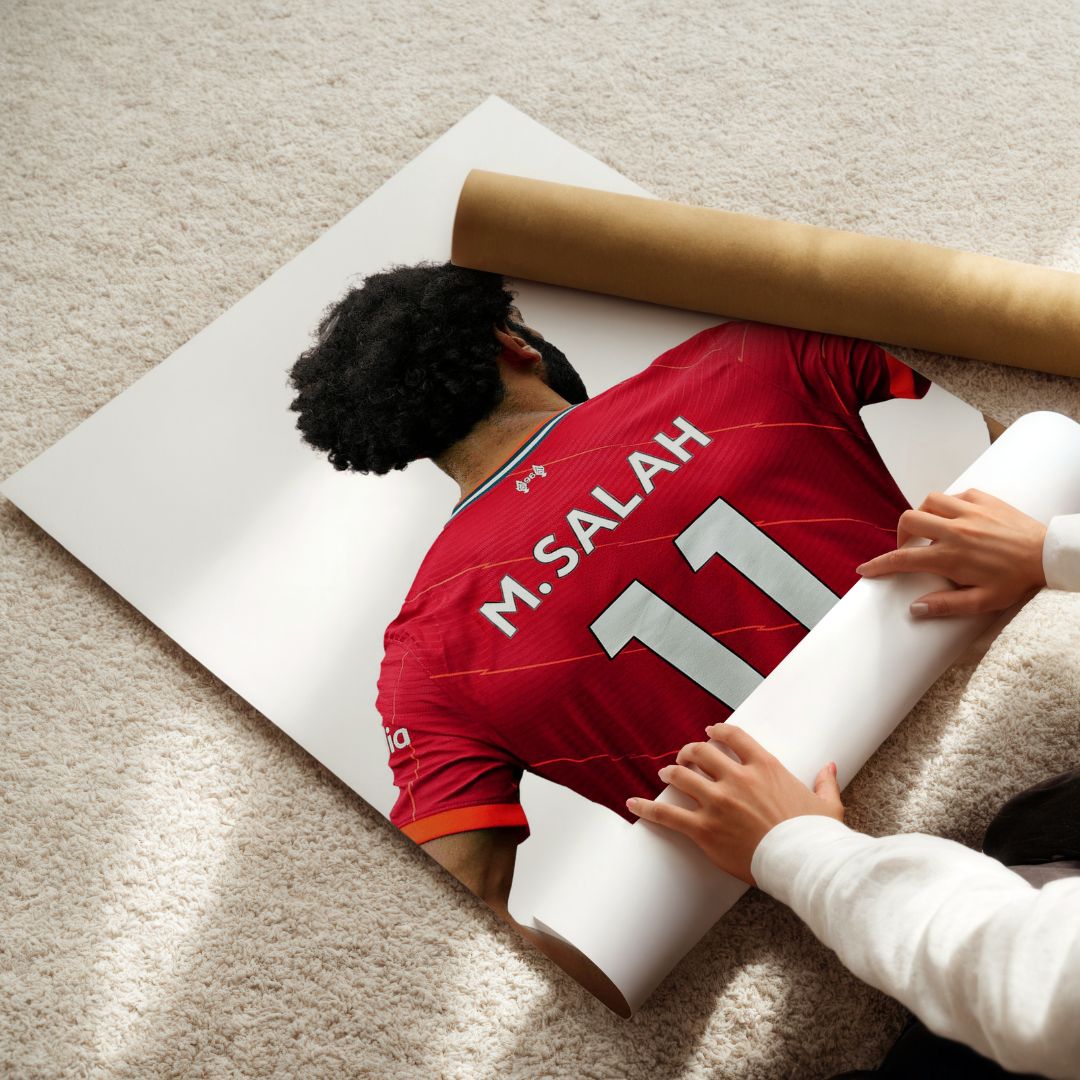 Set of 3 Personalised Mo Salah Prints