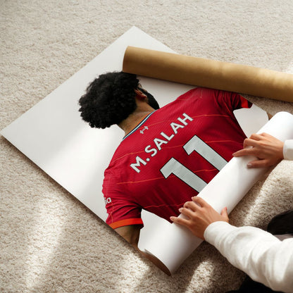 Set of 3 Personalised Mo Salah Prints