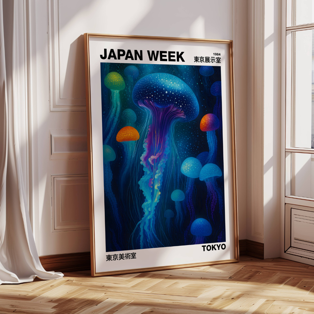 Japan, Tokyo Jellyfish Print
