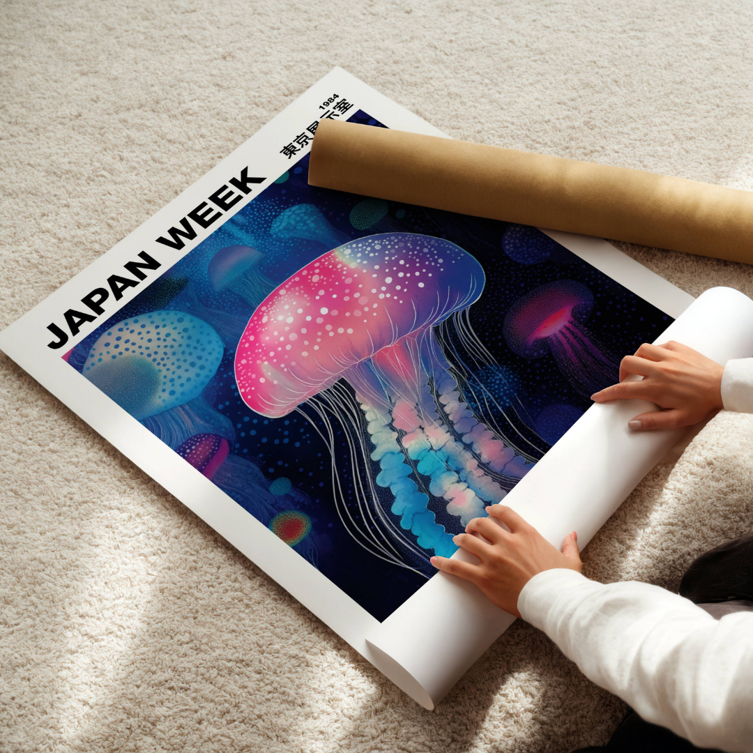Japan, Tokyo Jellyfish Print