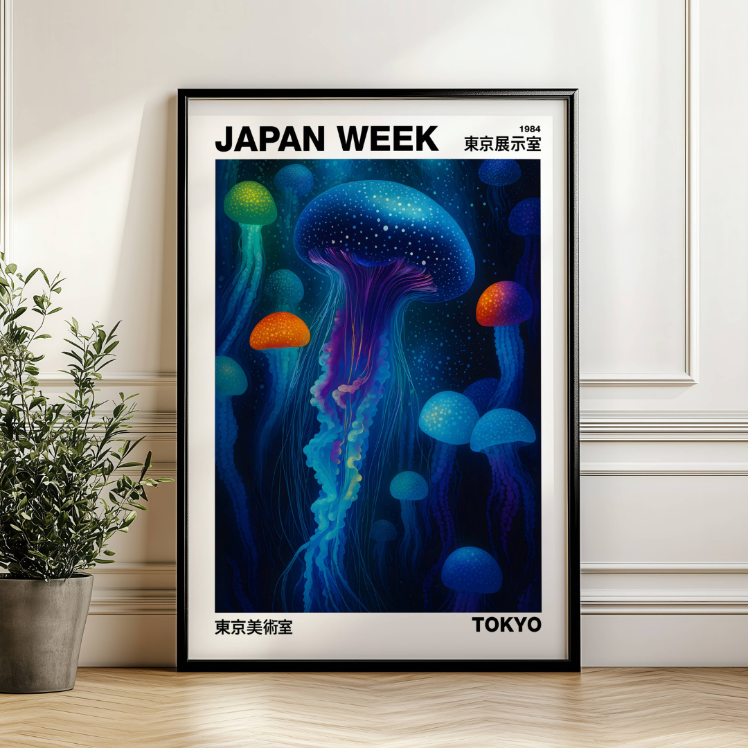 Japan, Tokyo Jellyfish Print