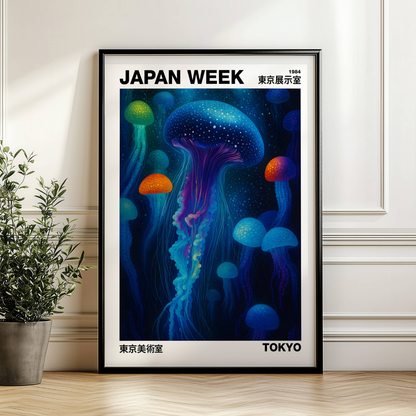 Japan, Tokyo Jellyfish Print