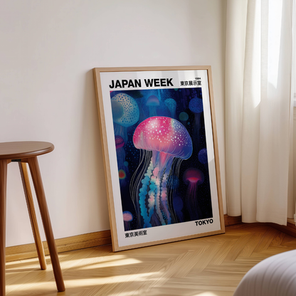 Japan, Tokyo Jellyfish Print