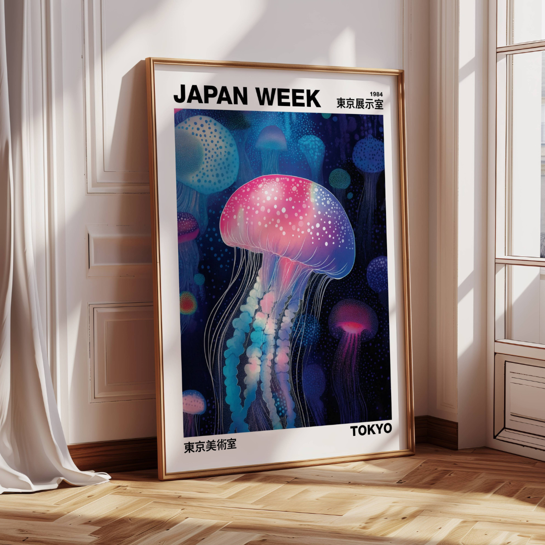 Japan, Tokyo Jellyfish Print