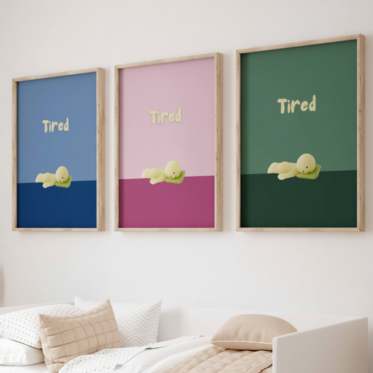 Smiski Sleepy Tired Poster / Smiski Series