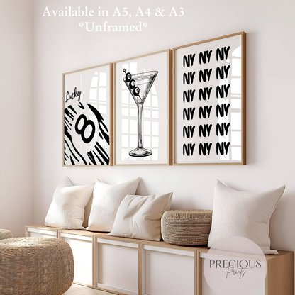 Set of 3 Fashion Prints