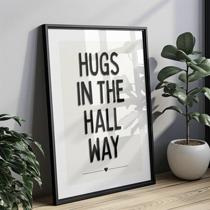 Hugs In The Hall Way - Biege