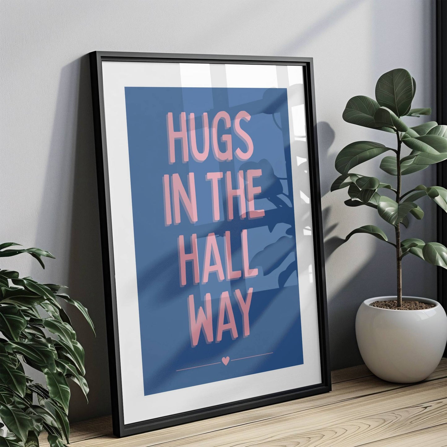 Hugs In The Hall Way - Blue