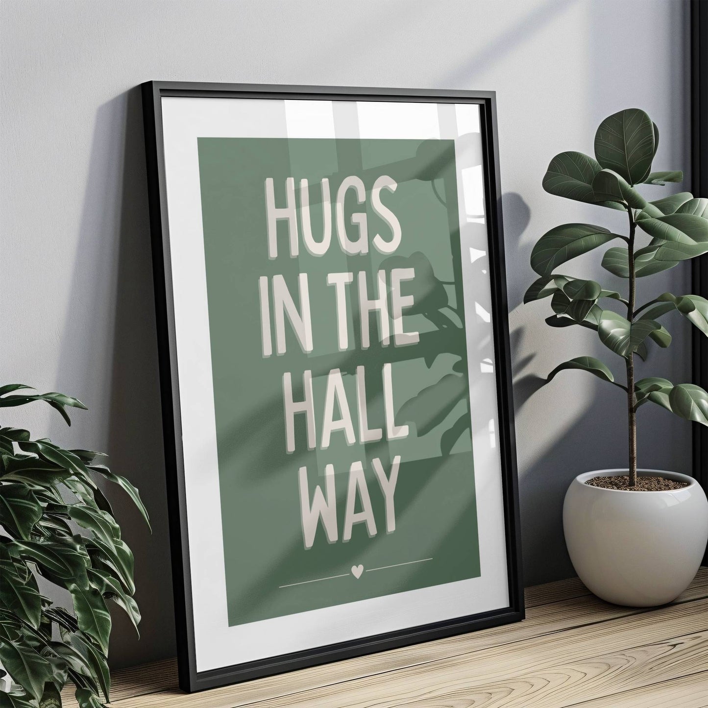 Hugs In The Hall Way - Green