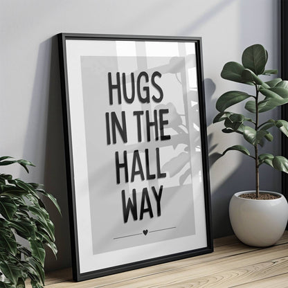 Hugs In The Hall Way - Grey