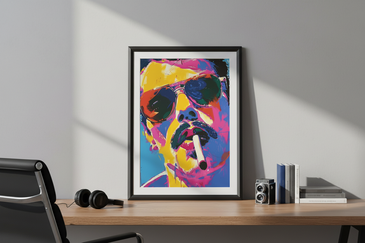 Freddie Mercury Pop Art Print