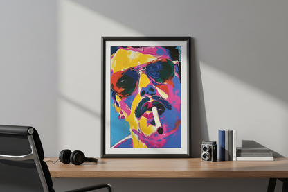 Freddie Mercury Pop Art Print