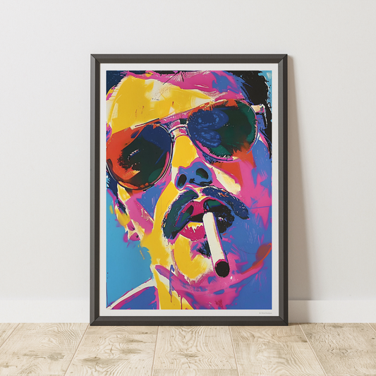 Freddie Mercury Pop Art Print