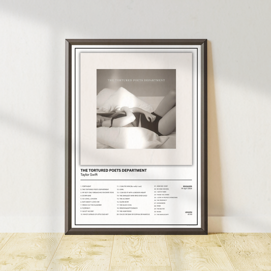 Taylor Swift - The Tortured Poets Department Poster