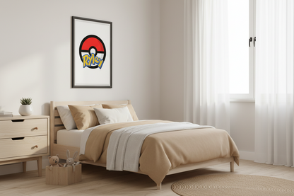 Childrens Personalised Pokemon Print
