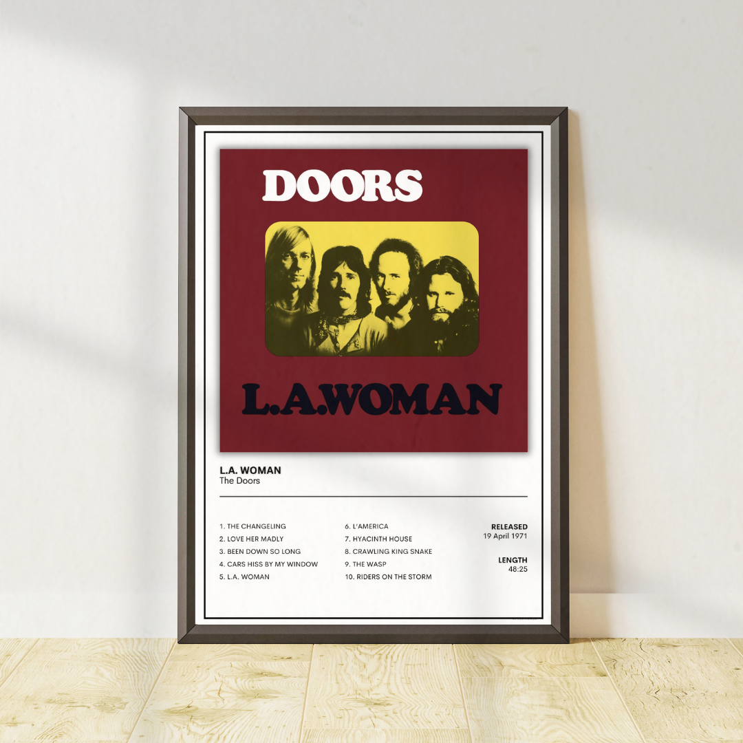 The Doors L.A. Woman Album Cover Poster