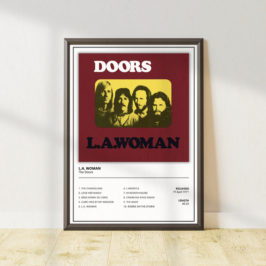 The Doors L.A. Woman Album Cover Poster