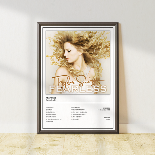 Taylor Swift - Fearless Poster