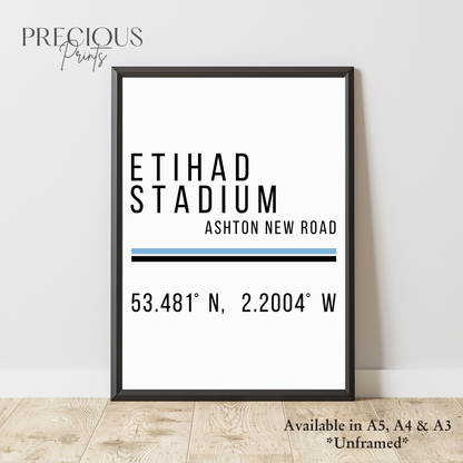 Set of 3 Personalised Rodri Prints MCFC