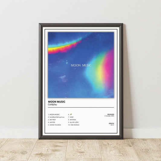 Coldplay - Moon Music Album Poster