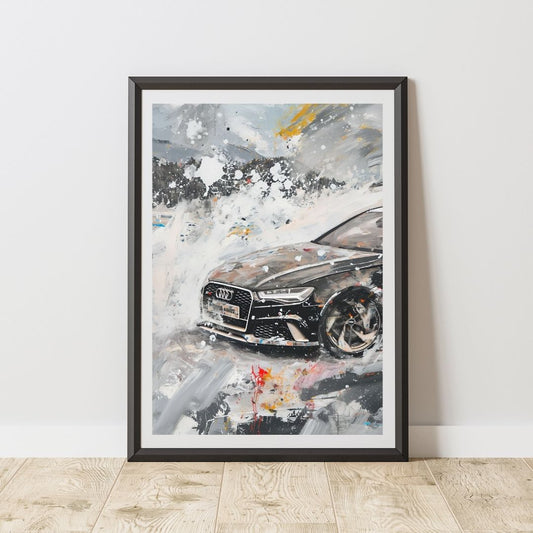 Audi RS6 Sports Car Poster