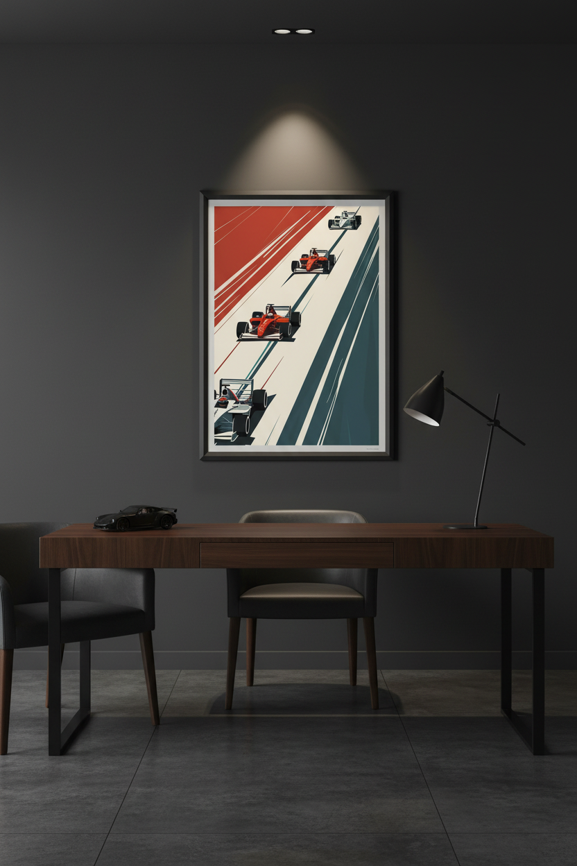 Formula 1 Race Car Poster