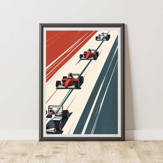Formula 1 Race Car Poster