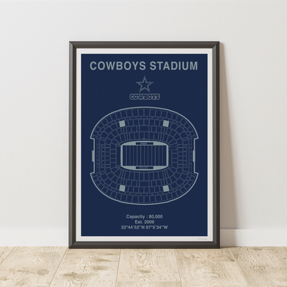 Dallas Cowboys Stadium Poster