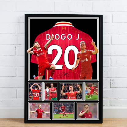 Diogo Jota Print Football Print