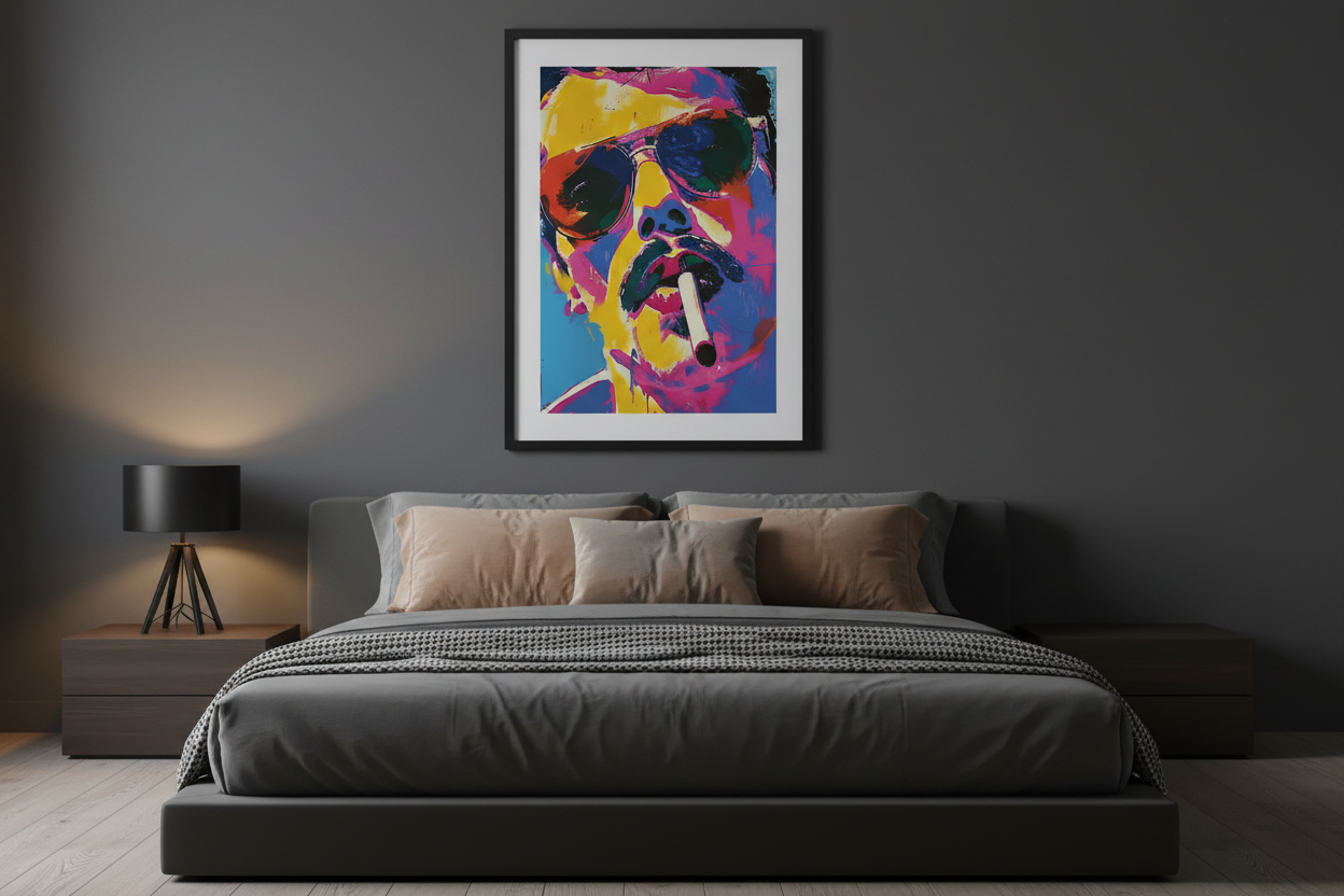 Freddie Mercury Pop Art Print