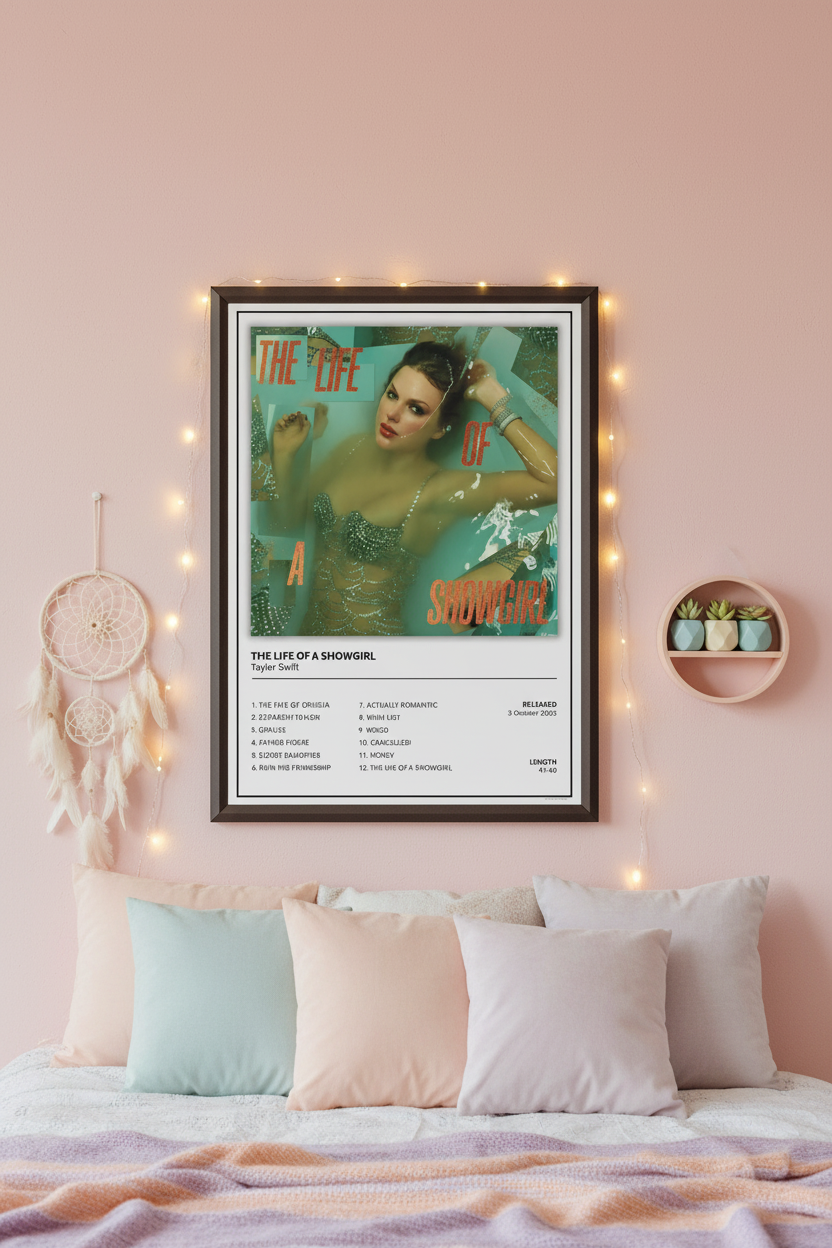 Taylor Swift - The Life of a Showgirl Poster