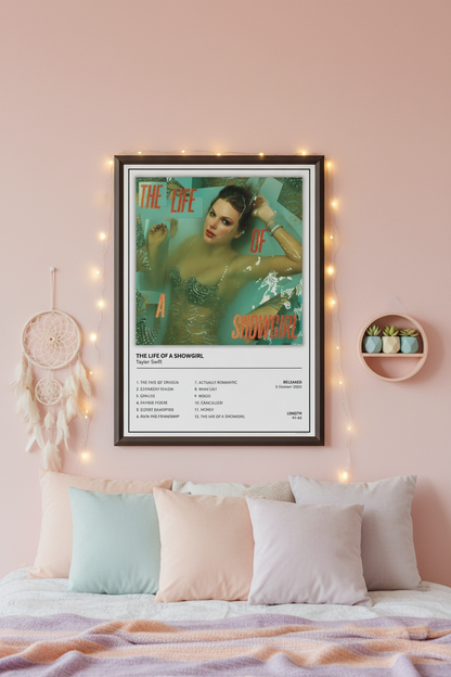 Taylor Swift - The Life of a Showgirl Poster