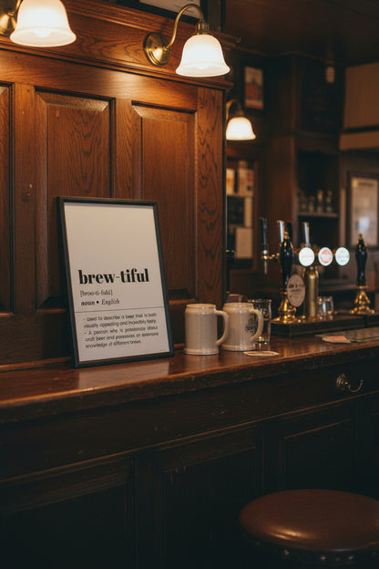 Brew-tiful Definition Poster