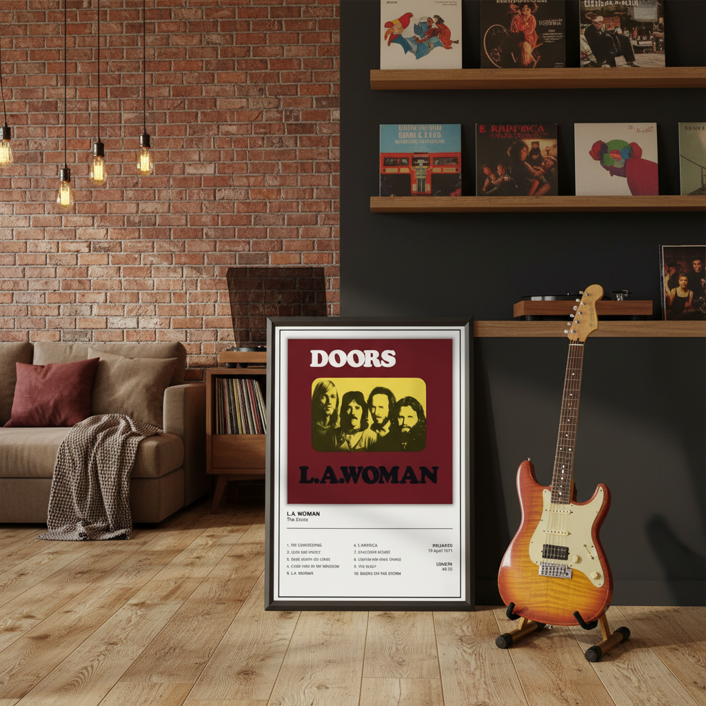 The Doors L.A. Woman Album Cover Poster