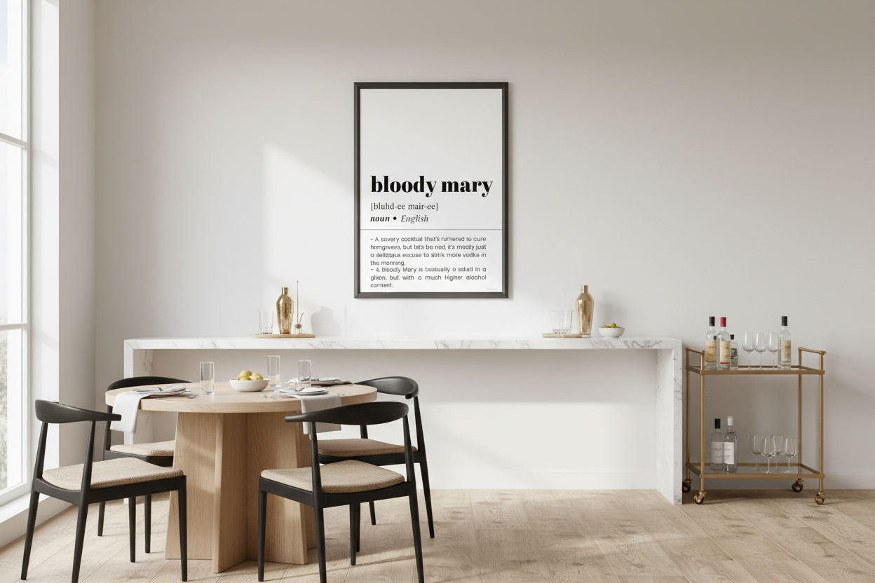 Bloody Mary Definition Poster