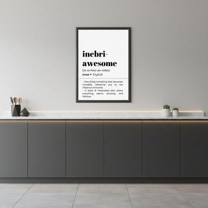Inebri-Awesome Definition Poster