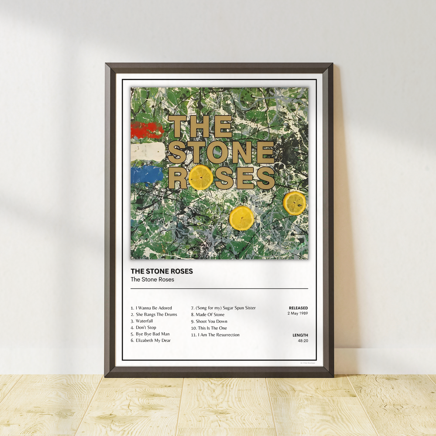 The Stone Roses Album Tracklist Print
