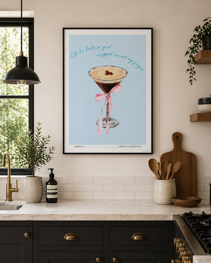 Sabrina Carpenter - Espresso Lyric Print