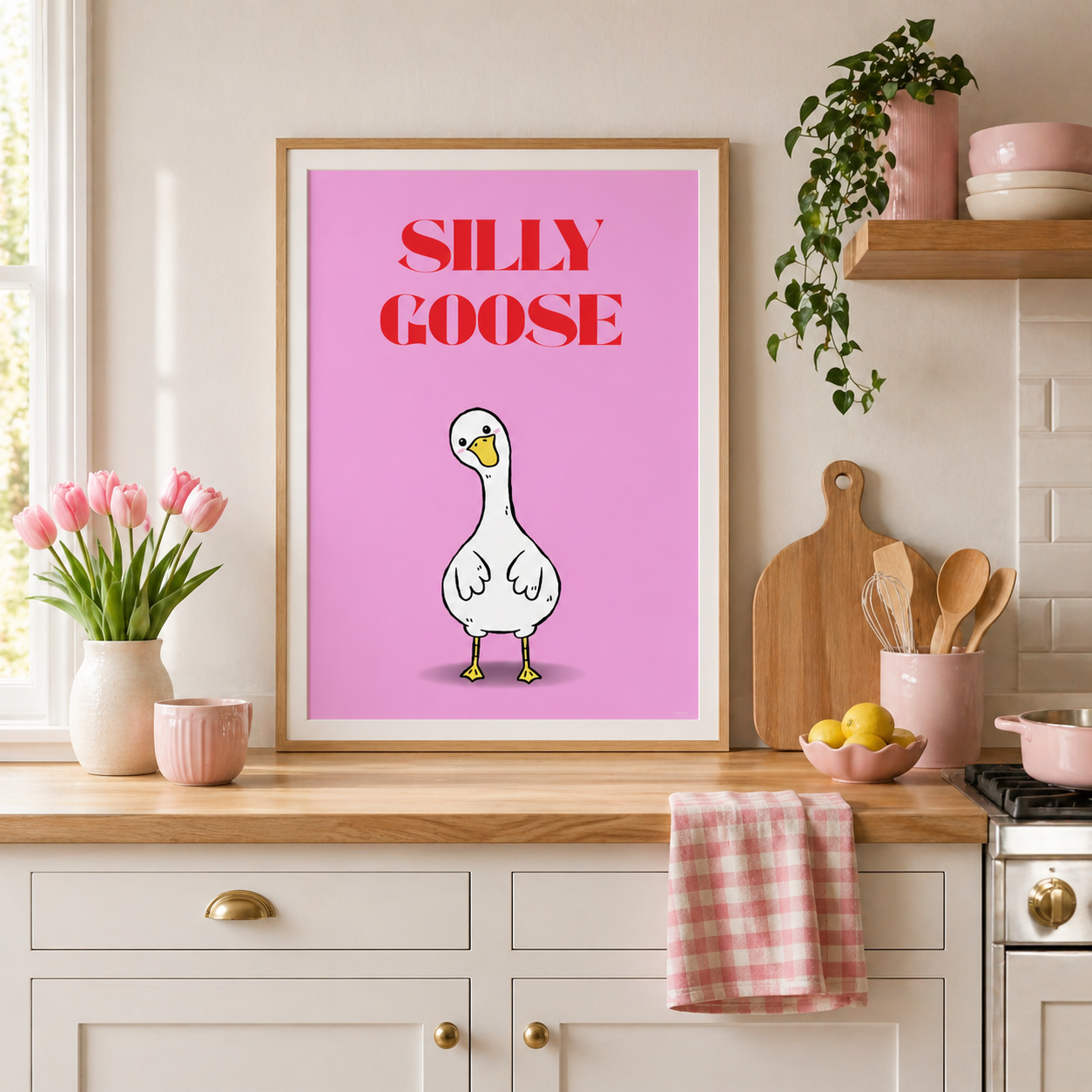 Silly Goose - Funny Preppy Poster