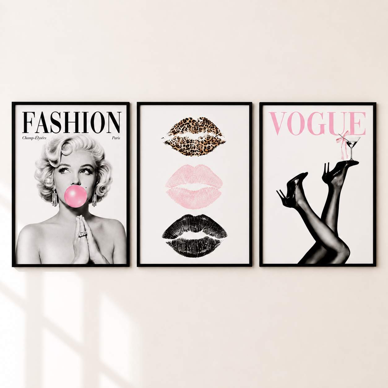 Marilyn Monroe Wall Art Set of 3
